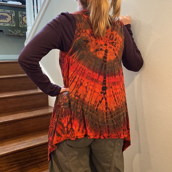 Vintage ANANTARA boho fire vest NWOT festival fairycore Labyrinth Legend - Picture 7 of 16